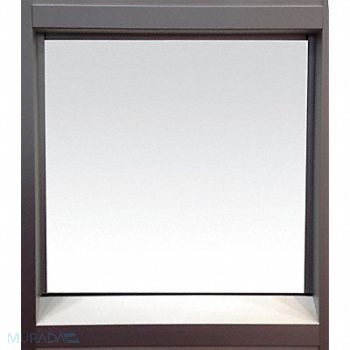PORTA-FAB Cleanroom Window 36 inx43 1/2 in Silver, 45K961