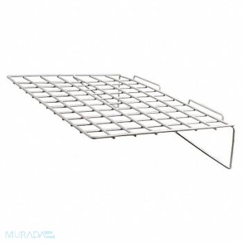 ECONOCO Slatwall Merch Shlf Steel LdCap 10lb PK6, 45KX48