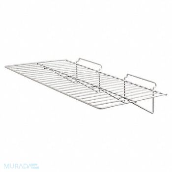 ECONOCO Slatwall Merch Shlf Steel LdCap 10lb PK6, 45KX49