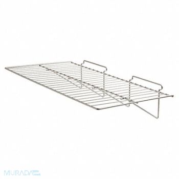 ECONOCO Slatwall Merch Shlf Steel LdCap 10lb PK6, 45KX52