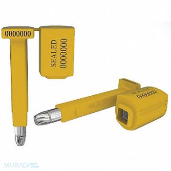 UNIVERSEAL Bolt Seals Yellow Plastic PK50, 45LH45