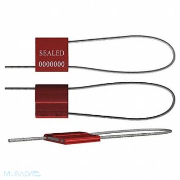 UNIVERSEAL Cable Seals Red Anodized PK50, 45LH51