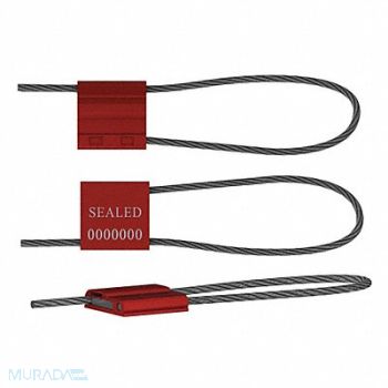 UNIVERSEAL Cable Seals Red Anodized PK50, 45LH53