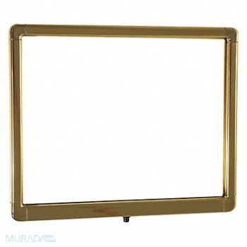 VISIONTRON Sign Frame Polished Brass 14 in H, 45NU15