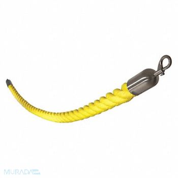 VISIONTRON Barrier Rope Polypropylene Yellow 6 ft., 45NT95