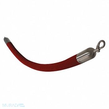 VISIONTRON Barrier Rope Velour Maroon, 45NU14