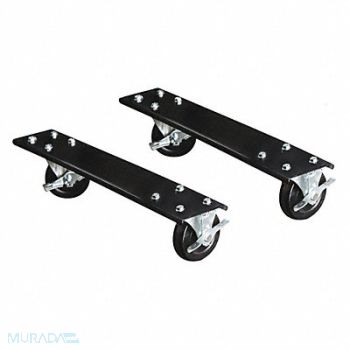 HALLOWELL Caster Kit Powder Coat 26-1/2in.D x 4inW, 45PD77