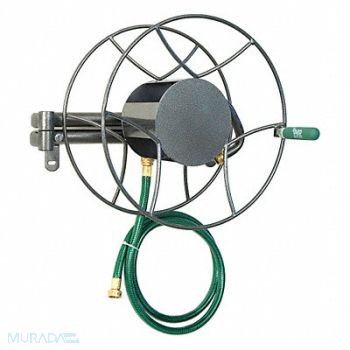 YARD BUTLER Garden Hose Hanger Steel 16 7/8 in W, 45TR68