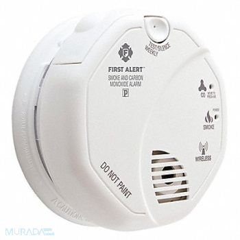 FIRST ALERT CO2 and Smoke Alarm AA Alkaline, 45TT76