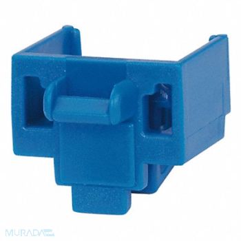 PANDUIT Network Blackout Jack Copper Blue Pk10, 45U609