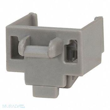 PANDUIT Network Blackout Jack Copper Gray Pk100, 45U622