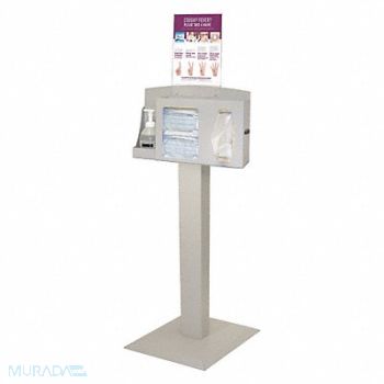 BOWMAN DISPENSERS Respiratory Hygiene Station 59-7/64 in.H, 45UZ65