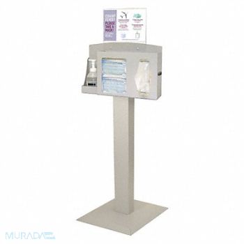 BOWMAN DISPENSERS Respiratory Hygiene Station 56-1/16 in.H, 45UZ66
