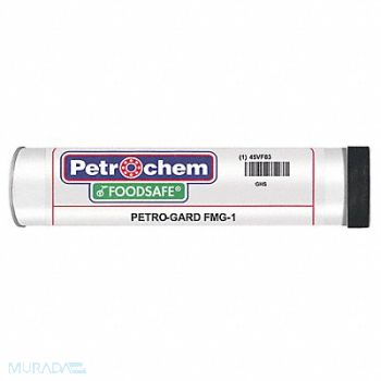 PETROCHEM Grease Grade 1 14 oz Cartridge White, 45VF83