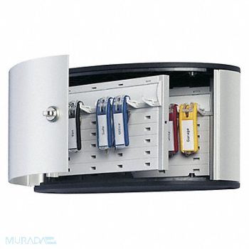 DURABLE Key Box 6-1/4 H 12 Units Capacity, 461N54