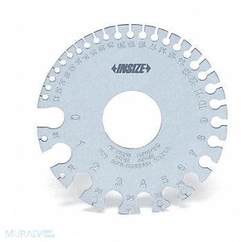 INSIZE Sheet Metal Thick Gauge Out Dia 3-1/4, 463D45