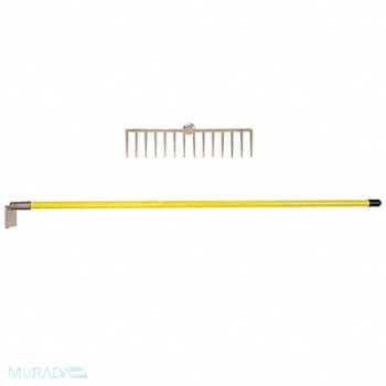 AMPCO Rake Fiberglass Handle 14-1/4 W 60-1/4 L, 46C028
