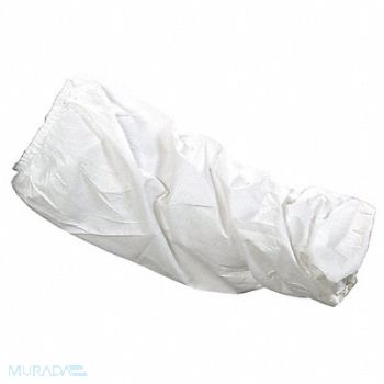 ALPHA PROTECH Chem Resist Sleeves White 19.5 in PK300, 46D137