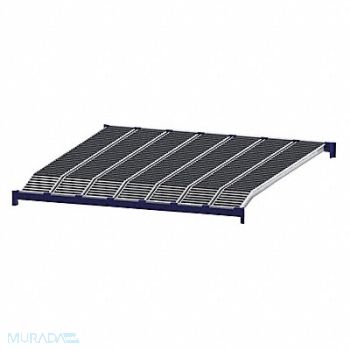 UNEX ROLLER RACK Gravity Flow Shelf 96inx84inx96in Blue, 46KH04