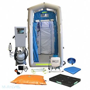 FSI Decontamination Shower Blue 775 lb., 46MN61