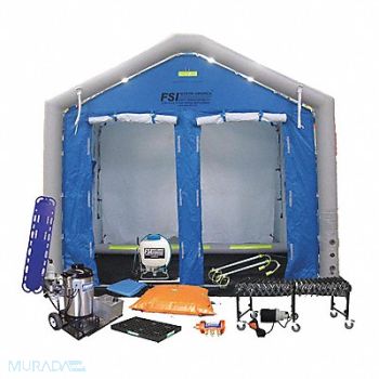FSI Decontamination Shower Blue 108 in H, 46MN66