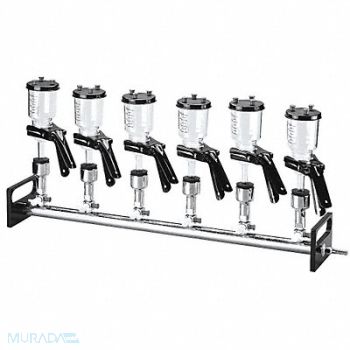 LAB SAFETY SUPPLY Vacuum Manifold PSF Funnel 6-Place, 46Z323