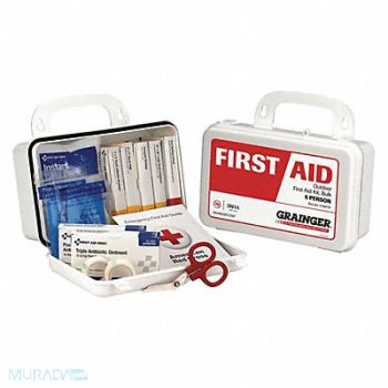GRAINGER APPROVED First Aid Kit Plastic 5 H x 3 W, 480F95