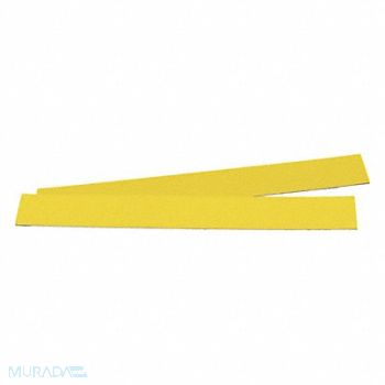 CONDOR Magnetic Strip Yellow Vinyl 1 in H PK5, 487C75