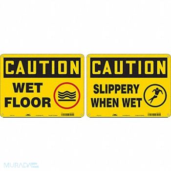 CONDOR Quick Sign Fold-Ups Insert 18x24in Yllw, 487D08