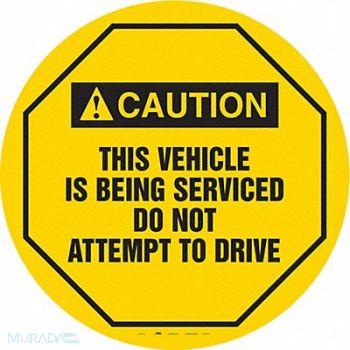 CONDOR Traffic Sign 24 W 24 H 0.026 Thickness, 487D52