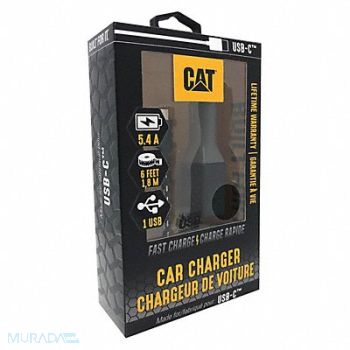 CAT USB Car Charger Charges Up To 2 Devices, 488H44