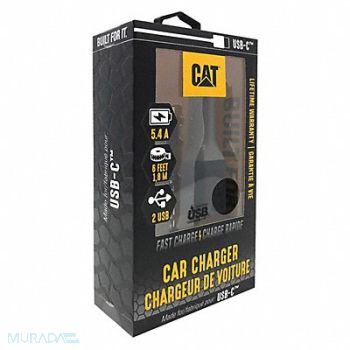 CAT USB Car Charger Charges Up To 3 Devices, 488H47