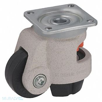 GRAINGER APPROVED Leveling Plate Caster Swivel 1650 lb., 489A82