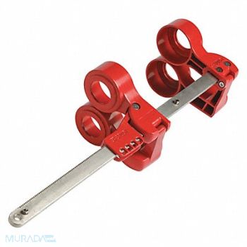 BRADY Blind Flange Lockout Device Red, 489M67