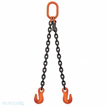 STREN-FLEX Chain Sling Grade 100 10 ft L DOG Sling, 48GA37