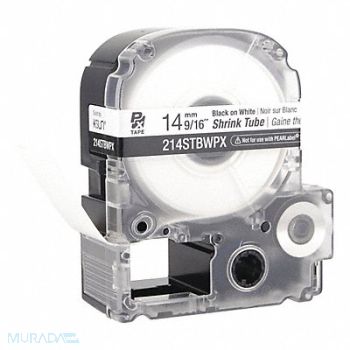 EPSON Heat Shrink Tube Black on White 0.562inW, 48GE95