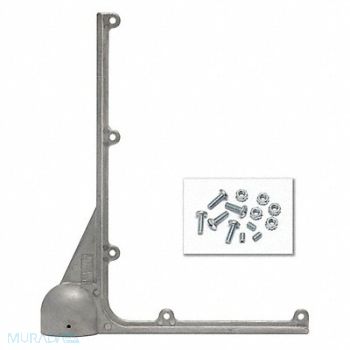TAPCO Post Top L-Brackets Silver Aluminum, 48HP40