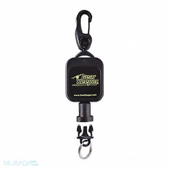 GEARKEEPER Key Retractor Caribener Hook 36inL, 48HR99