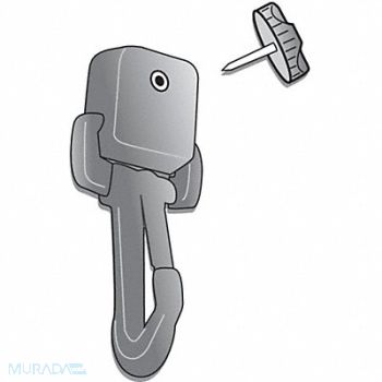 GEARKEEPER Snap-On Clip 3 in L SS Threaded Stud, 48HR57