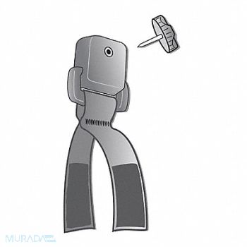 GEARKEEPER Snap-On Clip 7 in L SS Threaded Stud, 48HR59