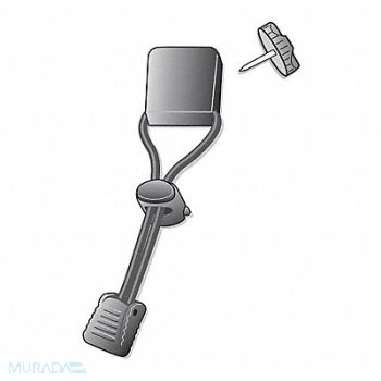 GEARKEEPER Snap-On Clip 4-1/2 in L SS Threaded Stud, 48HR61