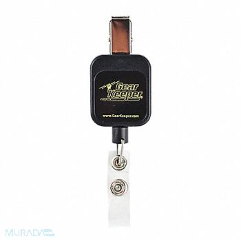 GEARKEEPER Badge Retractor Spring Clip 36 in L, 48HT03