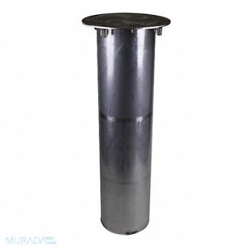 CALPIPE SECURITY BOLLARDS Bollard Embedment Sleeve Slide On 55 lb., 48JU34
