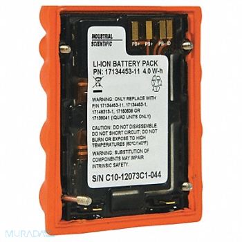 INDUSTRIAL SCIENTIFIC Replacement Battery Pack Li-Ion 3.7VDC, 48LT21