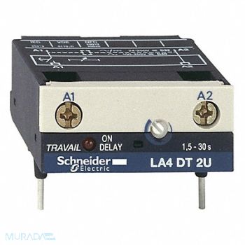 SCHNEIDER ELECTRIC Contactor+Relay Timer Module 250V Iec, 48N967