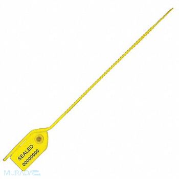 UNIVERSEAL Pull-Tight Seals Yellow Plastic PK100, 55NA70