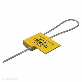 UNIVERSEAL Cable Seals Yellow Plastic PK50, 48RC09