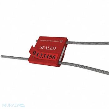 UNIVERSEAL Cable Seals Red Anodized PK50, 48RC11