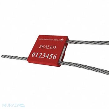 UNIVERSEAL Cable Seals Red Anodized PK50, 48RC15