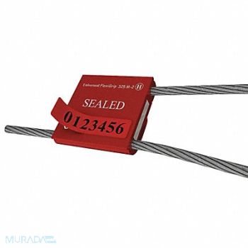 UNIVERSEAL Cable Seals Red Anodized PK50, 48RC19